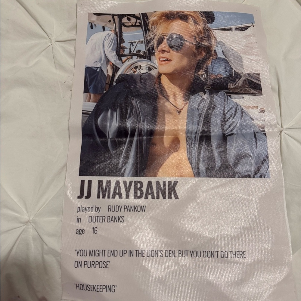 JJ Maybank Poster with Blue Jacket